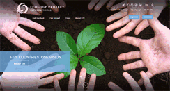 Desktop Screenshot of ecologyproject.org